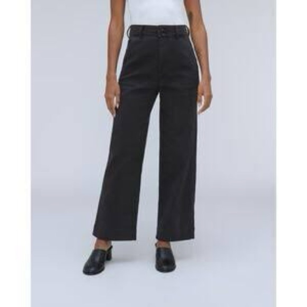 Everlane Organic Black Trousers